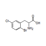 2-Amino-3-(2-bromo-5-chlorophenyl)propanoic Acid