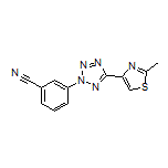 3-[5-(2-Methylthiazol-4-yl)-2H-tetrazol-2-yl]benzonitrile