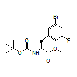 Methyl (S)-2-(Boc-amino)-3-(3-bromo-5-fluorophenyl)propanoate