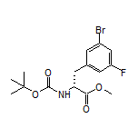 Methyl (R)-2-(Boc-amino)-3-(3-bromo-5-fluorophenyl)propanoate