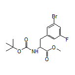 Methyl 2-(Boc-amino)-3-(3-bromo-5-fluorophenyl)propanoate
