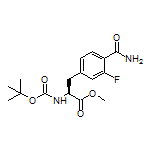 Methyl (S)-2-(Boc-amino)-3-(4-carbamoyl-3-fluorophenyl)propanoate