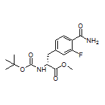 Methyl (R)-2-(Boc-amino)-3-(4-carbamoyl-3-fluorophenyl)propanoate