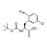 (S)-2-(Boc-amino)-3-(5-chloro-2-cyanophenyl)propanoic Acid