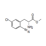 Methyl (R)-2-Amino-3-(5-chloro-2-cyanophenyl)propanoate