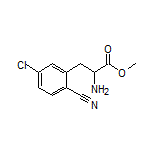 Methyl 2-Amino-3-(5-chloro-2-cyanophenyl)propanoate