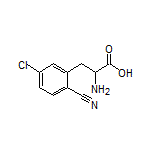 2-Amino-3-(5-chloro-2-cyanophenyl)propanoic Acid