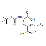 (S)-2-(Boc-amino)-3-(2-bromo-5-methoxyphenyl)propanoic Acid