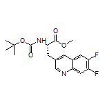 Methyl (S)-2-(Boc-amino)-3-(6,7-difluoroquinolin-3-yl)propanoate