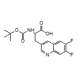 2-(Boc-amino)-3-(6,7-difluoroquinolin-3-yl)propanoic Acid