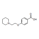 4-[2-(Piperidin-1-yl)ethoxy]benzoic Acid