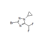 3-Bromo-1-cyclopropyl-5-(difluoromethyl)-1H-1,2,4-triazole