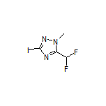 5-(Difluoromethyl)-3-iodo-1-methyl-1H-1,2,4-triazole