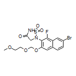 5-[7-Bromo-1-fluoro-3-[(2-methoxyethoxy)methoxy]naphthalen-2-yl]-1,2,5-thiadiazolidin-3-one 1,1-Dioxide