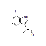 2-(7-Fluoro-1H-indol-3-yl)propanal