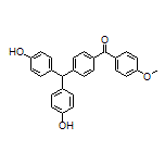 [4-[Bis(4-hydroxyphenyl)methyl]phenyl](4-methoxyphenyl)methanone