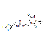 Methyl (2R,4S)-1-Boc-4-[[[2-(2-iodothiazol-4-yl)propan-2-yl]carbamoyl]oxy]pyrrolidine-2-carboxylate