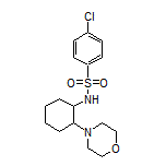 4-Chloro-N-(2-morpholinocyclohexyl)benzenesulfonamide