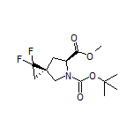 Methyl (3R,6S)-5-Boc-1,1-difluoro-5-azaspiro[2.4]heptane-6-carboxylate