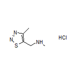 N-Methyl-1-(4-methyl-1,2,3-thiadiazol-5-yl)methanamine Hydrochloride