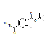 tert-Butyl 4-[Chloro(hydroxyimino)methyl]-2-methylbenzoate