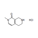 2-Methyl-5,6,7,8-tetrahydro-2,7-naphthyridin-1(2H)-one Hydrochloride