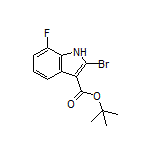 tert-Butyl 2-Bromo-7-fluoro-1H-indole-3-carboxylate