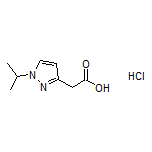 2-(1-Isopropyl-1H-pyrazol-3-yl)acetic Acid Hydrochloride