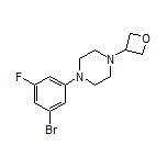 1-(3-Bromo-5-fluorophenyl)-4-(oxetan-3-yl)piperazine