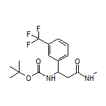 3-(Boc-amino)-N-methyl-3-[3-(trifluoromethyl)phenyl]propanamide