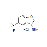(R)-5-(Trifluoromethyl)-2,3-dihydrobenzofuran-3-amine Hydrochloride