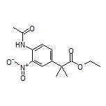 Ethyl 2-(4-Acetamido-3-nitrophenyl)-2-methylpropanoate
