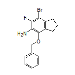 4-(Benzyloxy)-7-bromo-6-fluoro-5-indanamine
