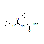 (R)-2-(Boc-amino)-2-cyclobutylacetamide