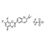 N,N,N-Trimethyl-6-[(2,3,5,6-tetrafluorophenoxy)carbonyl]quinolin-2-aminium Trifluoromethanesulfonate