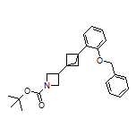 3-[3-[2-(Benzyloxy)phenyl]bicyclo[1.1.1]pentan-1-yl]-1-Boc-azetidine