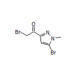 2-Bromo-1-(5-bromo-1-methyl-1H-pyrazol-3-yl)ethanone