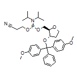 [(2R,3S)-3-[Bis(4-methoxyphenyl)(phenyl)methoxy]tetrahydrofuran-2-yl]methyl (2-Cyanoethyl) Diisopropylphosphoramidite
