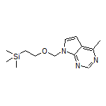 4-Methyl-7-[[2-(trimethylsilyl)ethoxy]methyl]-7H-pyrrolo[2,3-d]pyrimidine