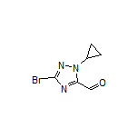 3-Bromo-1-cyclopropyl-1H-1,2,4-triazole-5-carbaldehyde