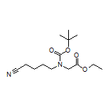Ethyl N-Boc-N-(4-cyanobutyl)glycinate