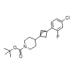 1-Boc-4-[3-(4-chloro-2-fluorophenyl)bicyclo[1.1.1]pentan-1-yl]piperidine