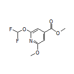 Methyl 2-(Difluoromethoxy)-6-methoxyisonicotinate