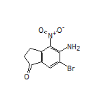 5-Amino-6-bromo-4-nitro-2,3-dihydro-1H-inden-1-one