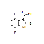 2-Bromo-4,7-difluoro-1H-indole-3-carboxylic Acid