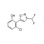 3-Chloro-2-[3-(difluoromethyl)isoxazol-5-yl]phenol