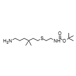 6-[[2-(Boc-amino)ethyl]thio]-4,4-dimethyl-1-hexanamine