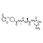 (S)-4-Amino-2-[(S)-2-[(S)-2-[4-[(2,5-dioxo-2,5-dihydro-1H-pyrrol-1-yl)methyl]cyclohexanecarboxamido]propanamido]propanamido]-4-oxobutanoic Acid