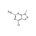 4-Chloro-1-methyl-1H-pyrazolo[3,4-d]pyrimidine-6-carbonitrile