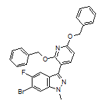 3-[2,6-Bis(benzyloxy)pyridin-3-yl]-6-bromo-5-fluoro-1-methyl-1H-indazole